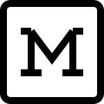 Medium SVG Icon